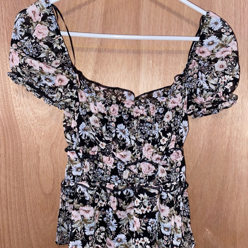 Cute Floral Top